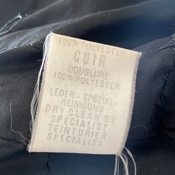 Vintage 1990 Leather Biker Jacket - Picture 10 of 12